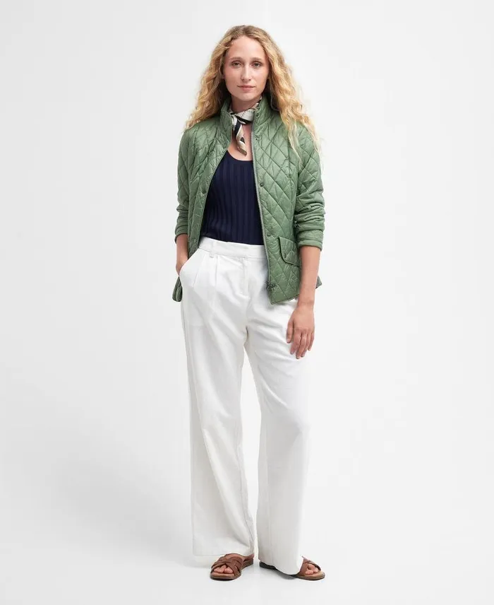 Flyweight Cavalry Quilted Jacket Trench Women Barbour Quilted Jackets