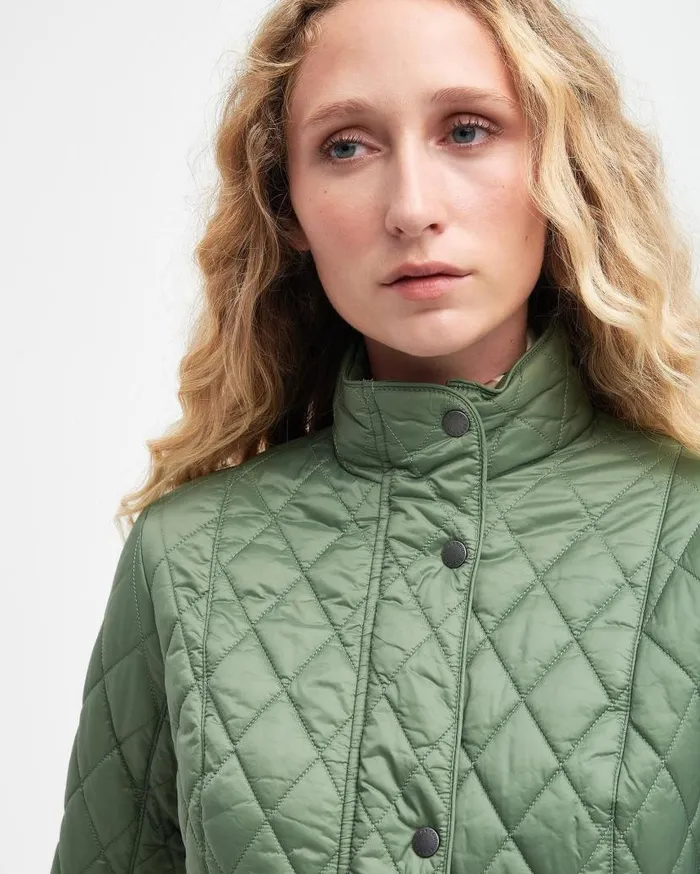Flyweight Cavalry Quilted Jacket Trench Women Barbour Quilted Jackets