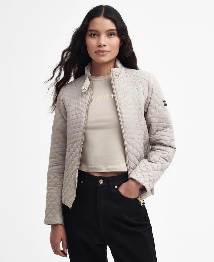 Formation Quilted Jacket Black Women Barbour Quilted Jackets