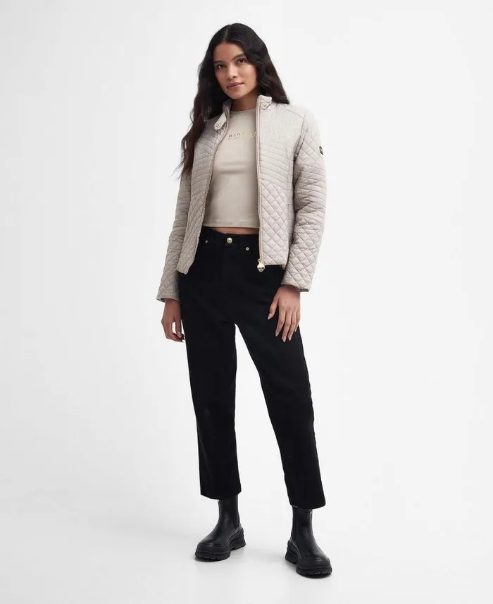 Formation Quilted Jacket Black Women Barbour Quilted Jackets