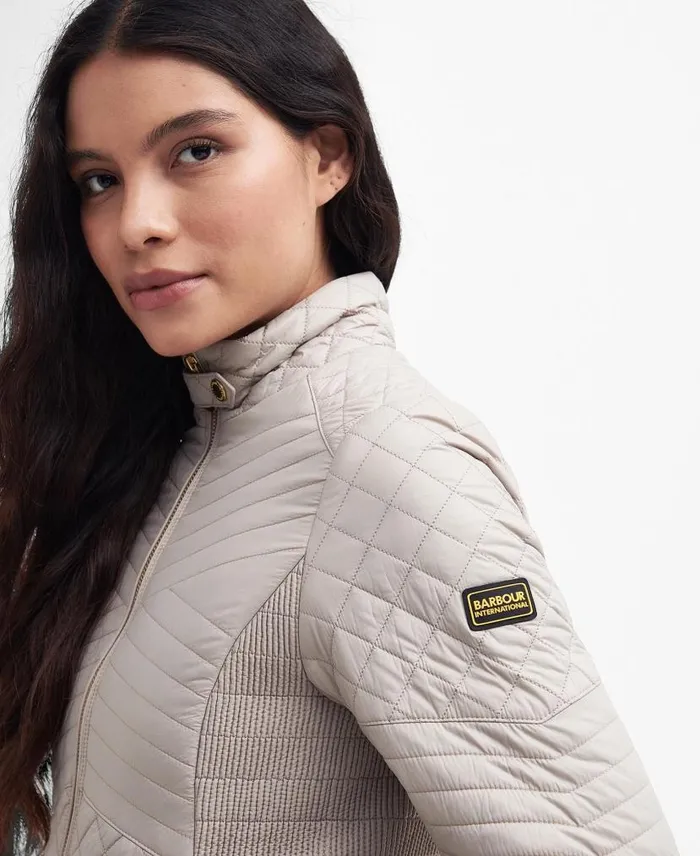 Formation Quilted Jacket Black Women Barbour Quilted Jackets