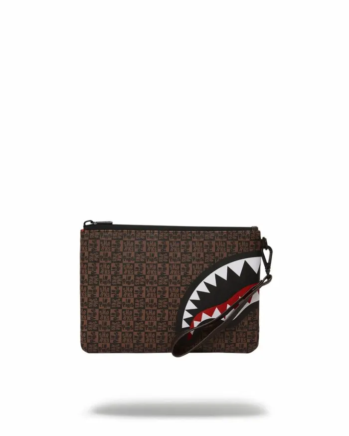 FRENZY SHARKS CROSSOVER CLUTCH Bags SPRAYGROUND