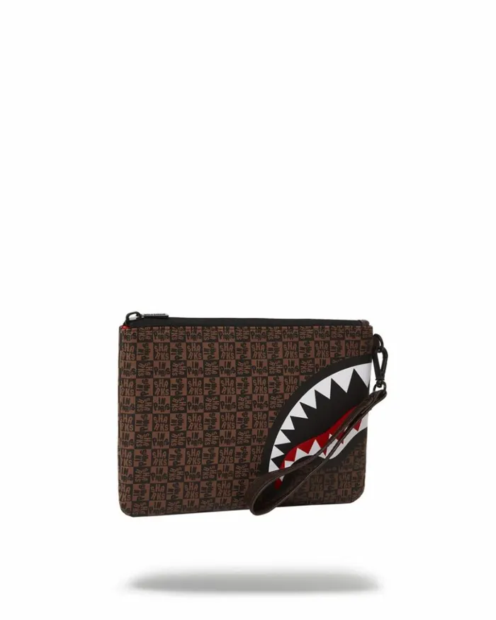 FRENZY SHARKS CROSSOVER CLUTCH Bags SPRAYGROUND