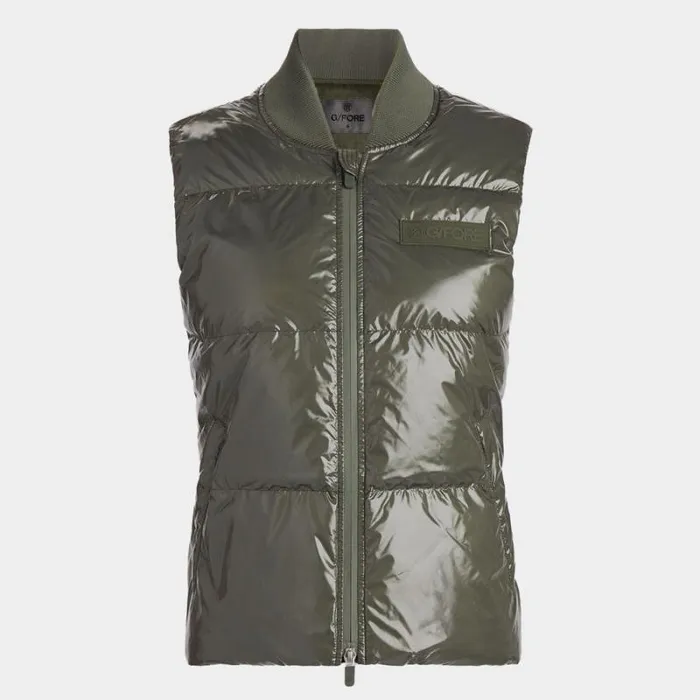 GFORE CIRCLE G039S COATED NYLON QUILTED PUFFER VEST Isle Women Outerwear