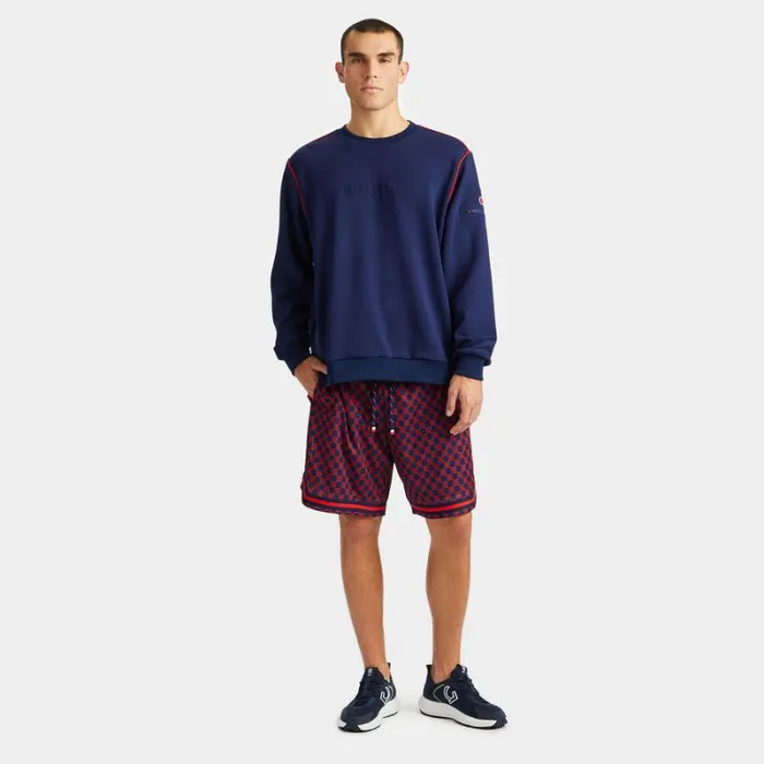 GFORE DOUBLE KNIT OVERSIZED OPS SWEATSHIRT Patriot Navy Men Hoodies and Tees