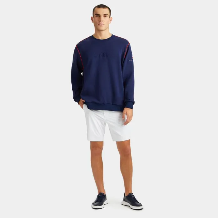 GFORE DOUBLE KNIT OVERSIZED OPS SWEATSHIRT Patriot Navy Men Hoodies and Tees
