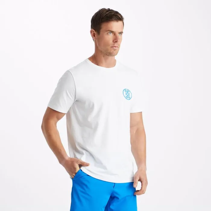 GFORE LIMITED EDITION WORDS COTTON TEE Snow Men Hoodies and Tees