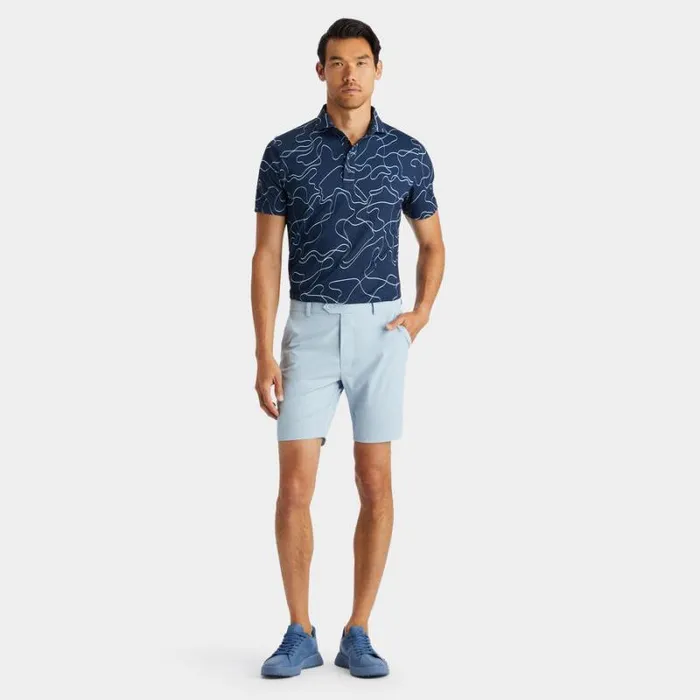 GFORE PENCIL TECH PIQU MODERN SPREAD COLLAR POLO Ink Men Polos and Shirts