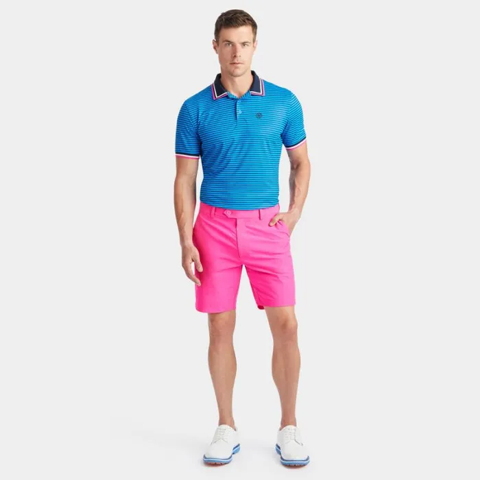 GFORE SKULL and T039S 3D BANDED SLEEVE TECH JERSEY POLO Racer Men Polos and Shirts