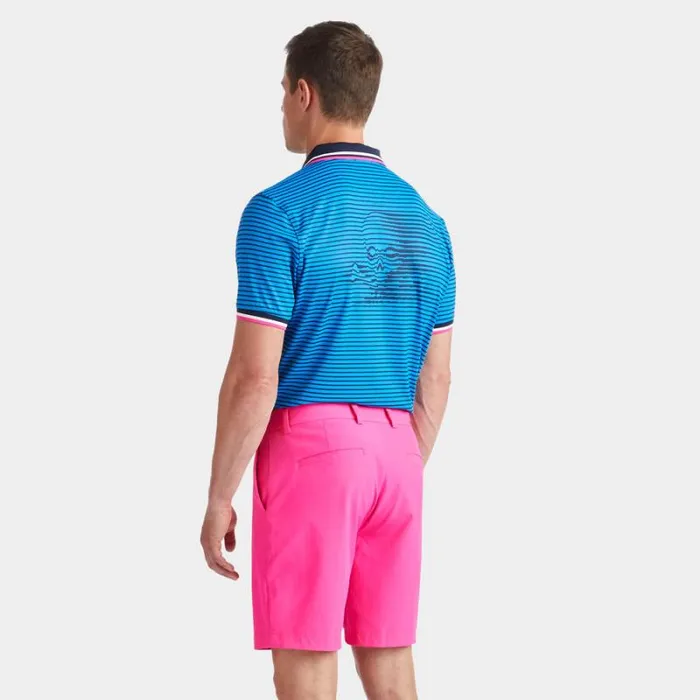 GFORE SKULL and T039S 3D BANDED SLEEVE TECH JERSEY POLO Racer Men Polos and Shirts
