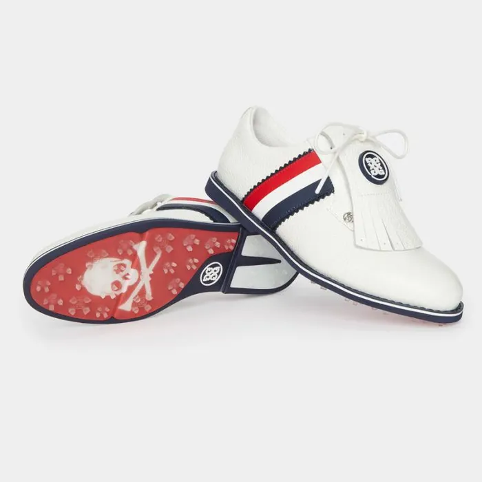 GFORE WOMEN039S GALLIVANTER PEBBLE LEATHER KILTIE GOLF SHOE Snow Women Golf Shoes