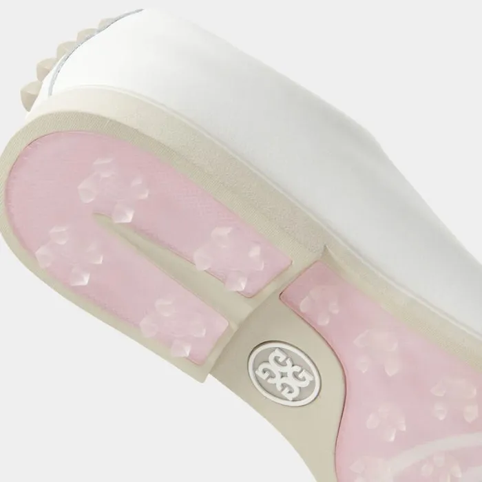 GFORE WOMEN039S GALLIVANTER PEBBLE LEATHER STUD CAP TOE GOLF SHOE Stone Women Golf Shoes