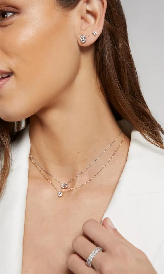 Generation Love Clothing Fine Jewelry Cherie Emerald Cut East West Pendant 101 Carat White Gold 8211 Women Generation Love Clothing Fine Jewelry Cherie Emerald Cut East West Pendant 101 Carat White Gold 8211 Women
