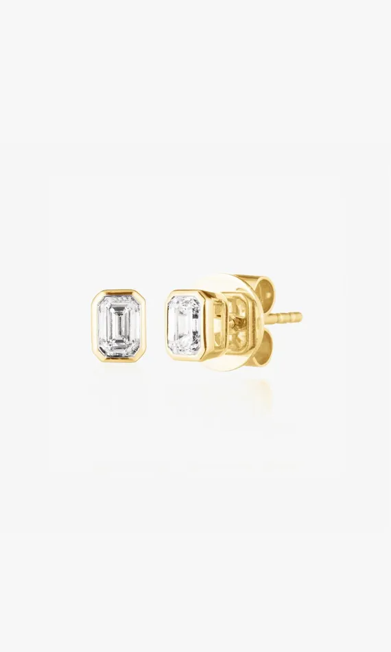 Generation Love Clothing Fine Jewelry Mon Tresor Emerald Cut Bezel Single Stud 26 Carat Yellow Gold 8211 Women Generation Love Clothing Fine Jewelry Mon Tresor Emerald Cut Bezel Single Stud 26 Carat Yellow Gold 8211 Women
