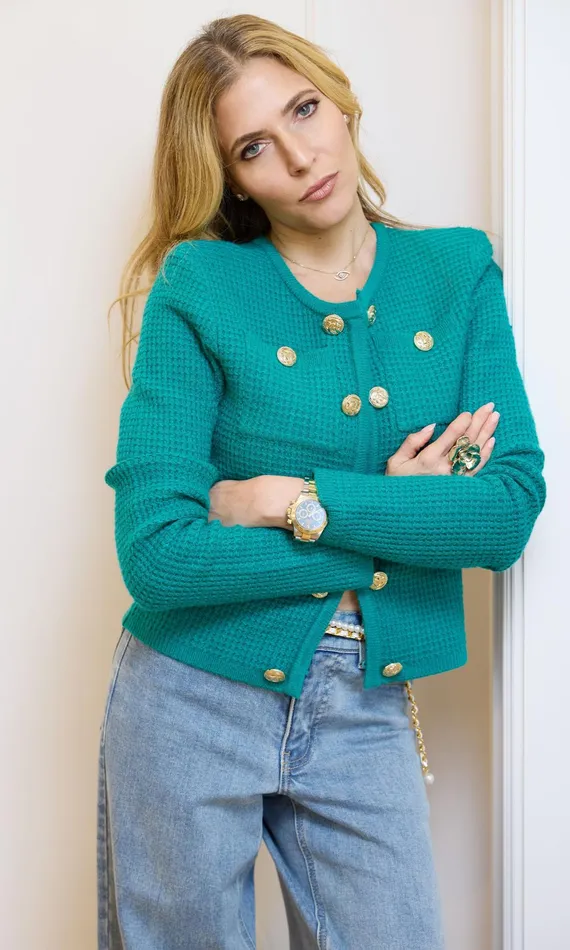 Generation Love Clothing Sweaters and Sweatshirts Cypress Cardigan Topaz 8211 Women