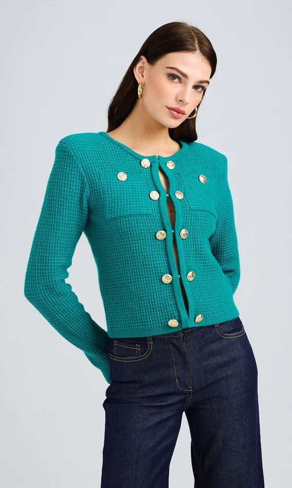 Generation Love Clothing Sweaters and Sweatshirts Cypress Cardigan Topaz 8211 Women