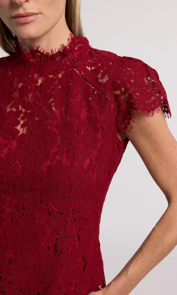 Generation Love Clothing Tops Ambrose Lace Top Scarlett 8211 Women