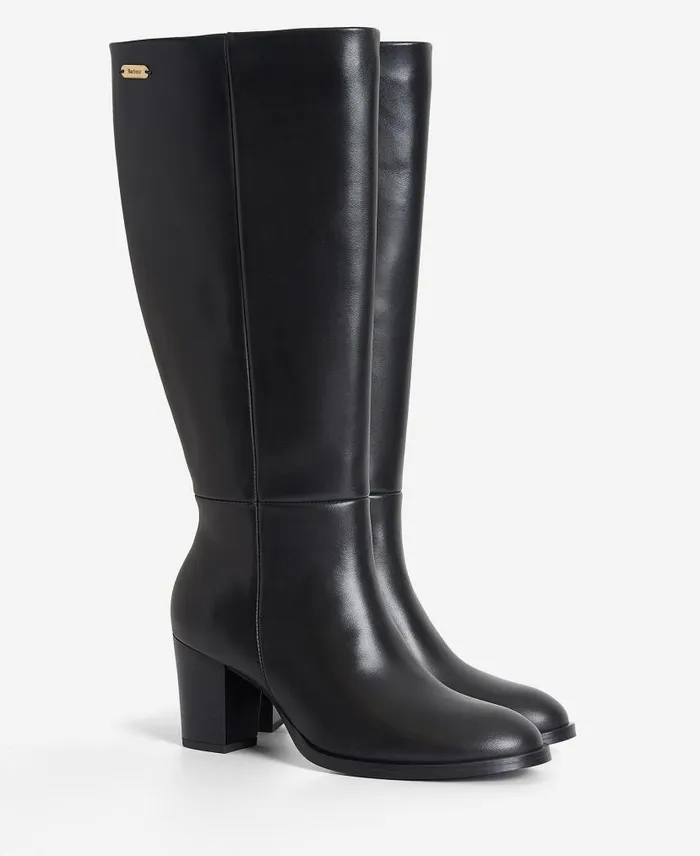 Gloria KneeHigh Boots Classic Black Women Barbour Boots