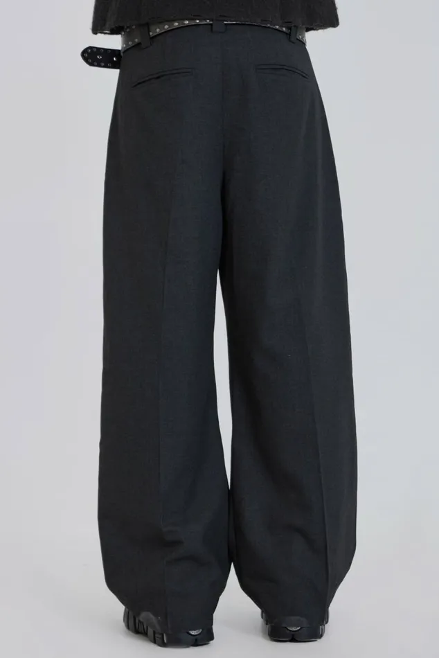 Goliath Charcoal Suit Pant Grey Men Jaded London Trousers Goliath Charcoal Suit Pant Grey Men Jaded London Trousers