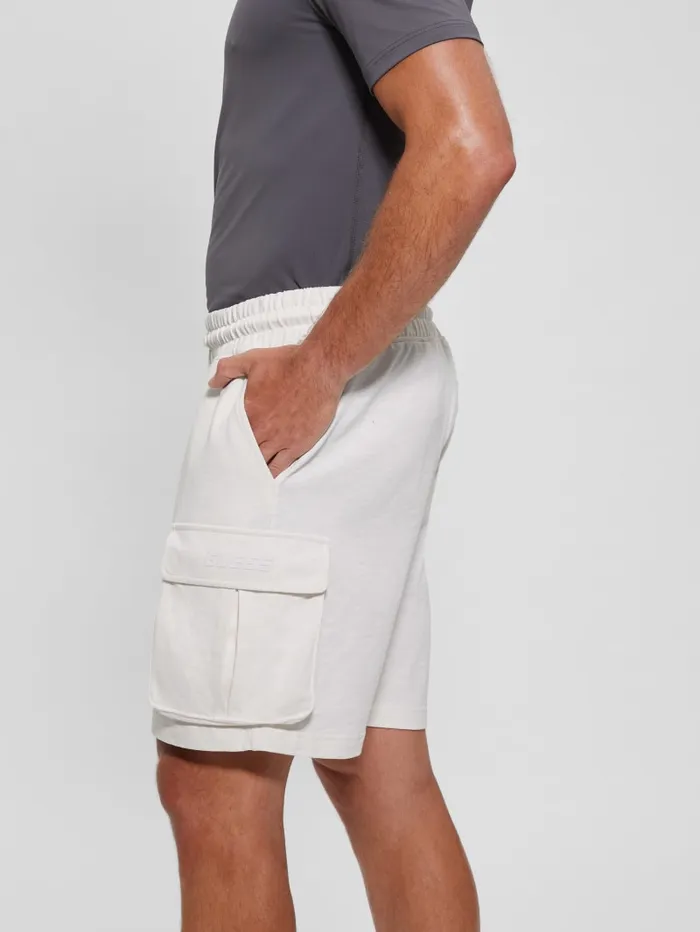 GUESS Activewear Eco Nilo Cargo Shorts Beige 8211 Men