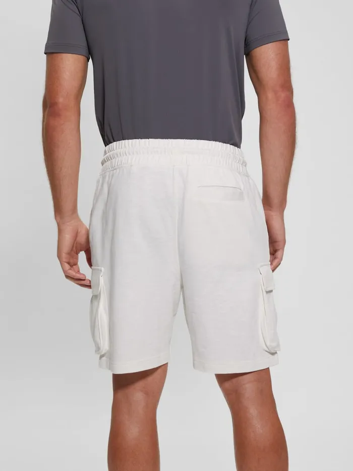 GUESS Activewear Eco Nilo Cargo Shorts Beige 8211 Men