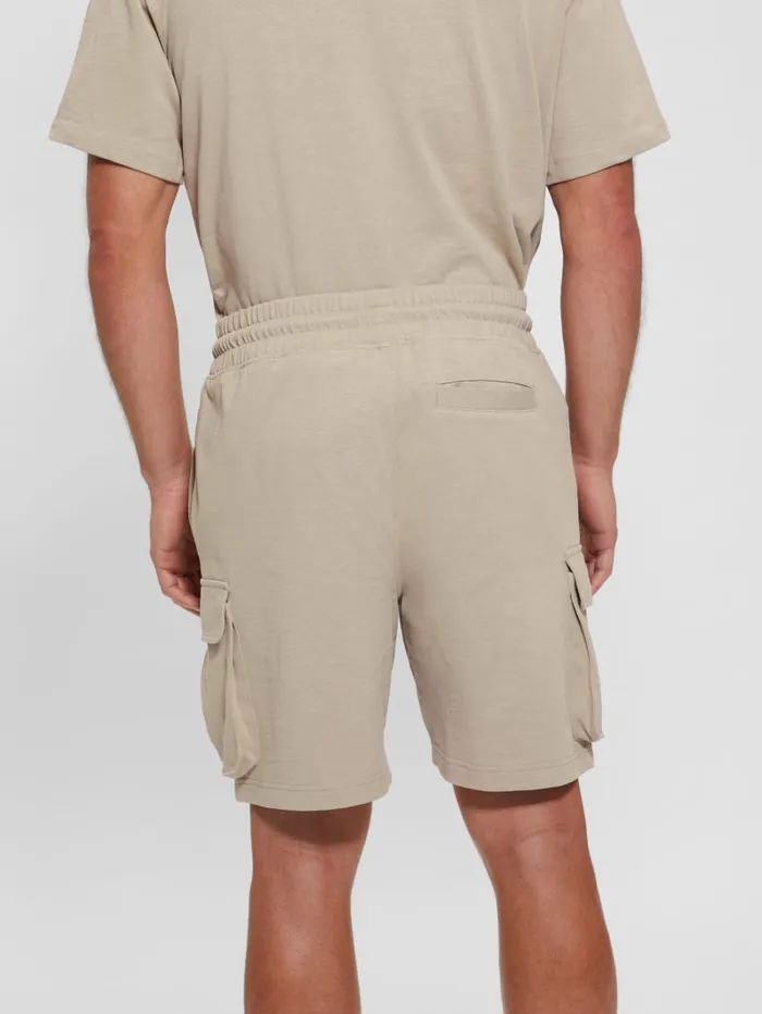 GUESS Activewear Eco Nilo Cargo Shorts Beige 8211 Men