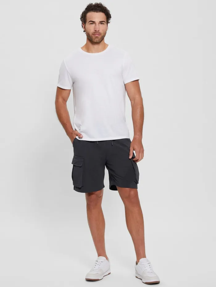 GUESS Activewear Eco Nilo Cargo Shorts Beige 8211 Men