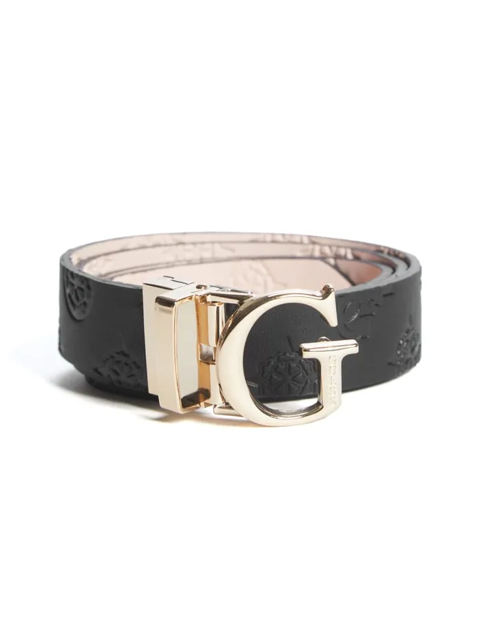 GUESS Belts Jena Peony Belt Black 8211 Women
