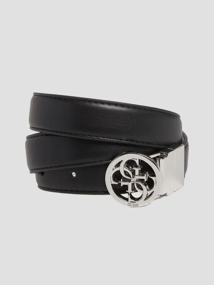 GUESS Belts Kristi Reversible Quattro G Skinny Belt Black 8211 Women