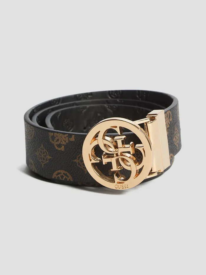 GUESS Belts Peony FauxLeather Belt Brown 8211 Women