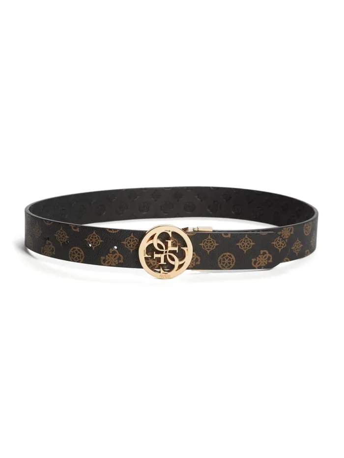 GUESS Belts Peony FauxLeather Belt Brown 8211 Women