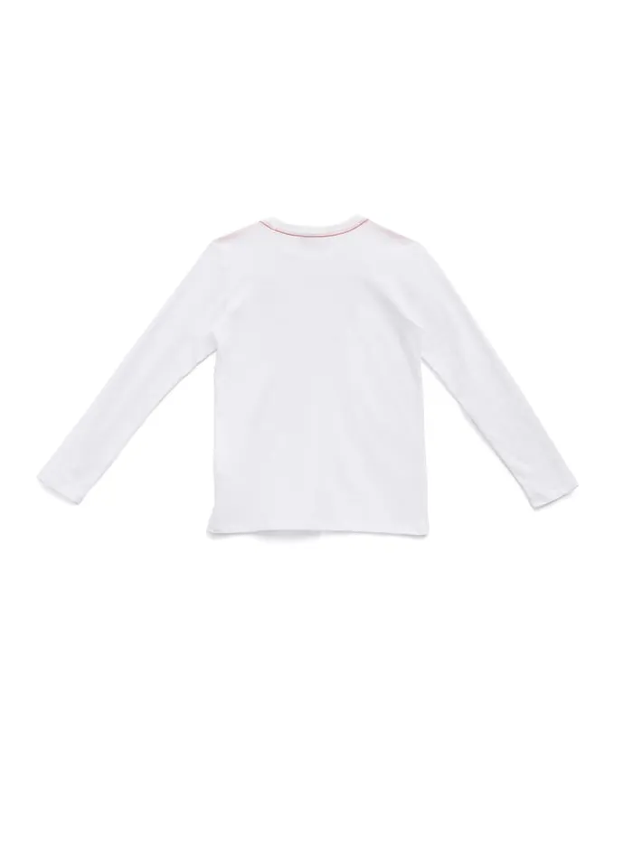 GUESS Big Boy 7 14 LongSleeve Logo Tee 714 Black 8211 Kids