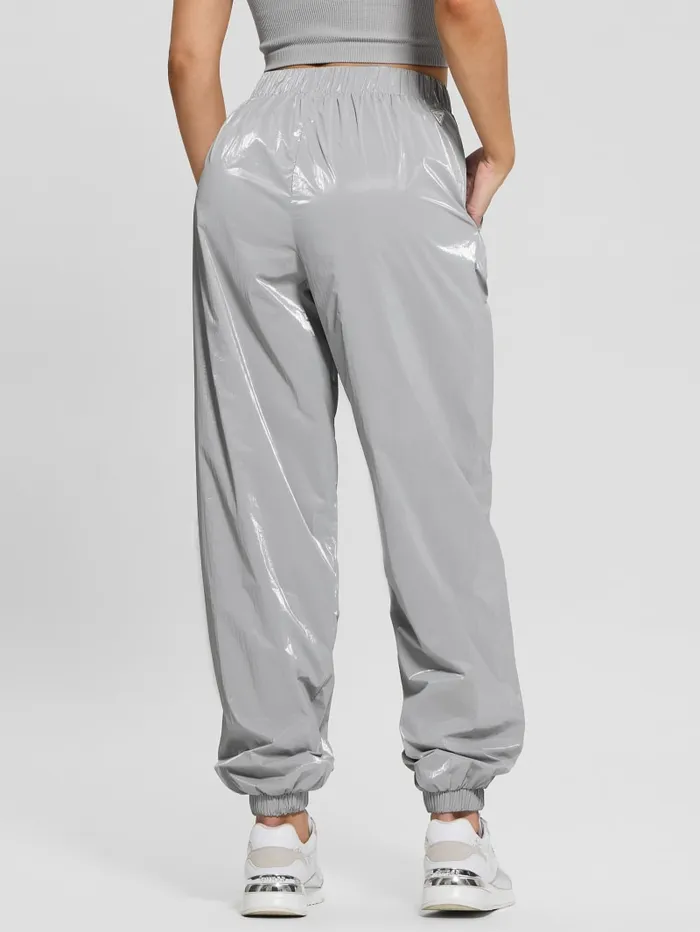 GUESS Bottoms Chris Nylon Jogger Pants Pink 8211 Women