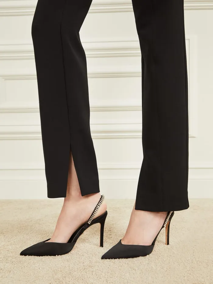 GUESS Bottoms Dallas Straight Pant Black 8211 Women