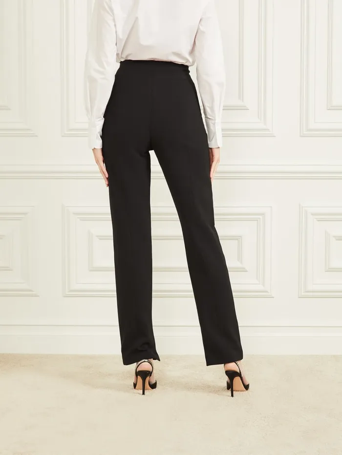 GUESS Bottoms Dallas Straight Pant Black 8211 Women