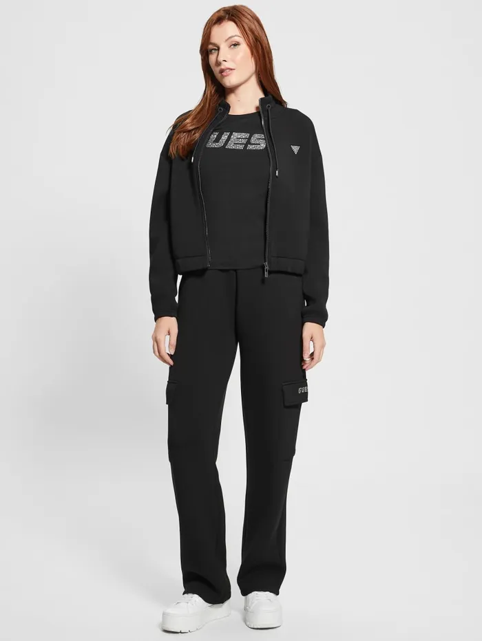 GUESS Bottoms Eco Cecilia Scuba Cargo Pants Black 8211 Women