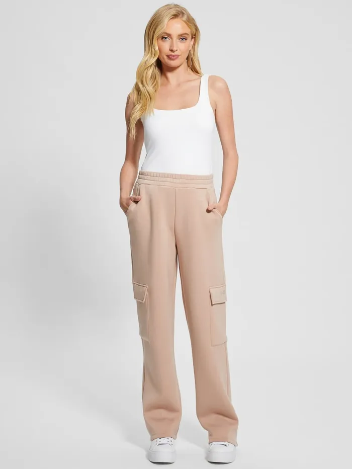 GUESS Bottoms Eco Cecilia Scuba Cargo Pants Black 8211 Women