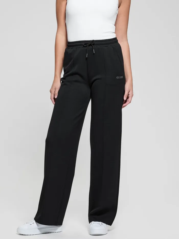 GUESS Bottoms Eco Gelsey StraightLeg Pants Black 8211 Women