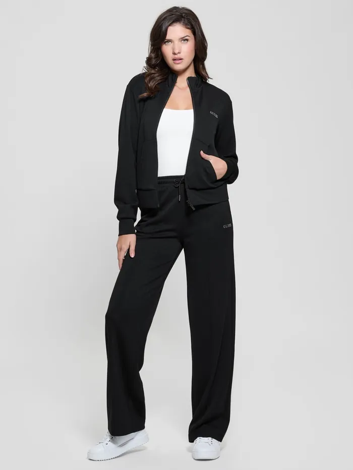GUESS Bottoms Eco Gelsey StraightLeg Pants Black 8211 Women