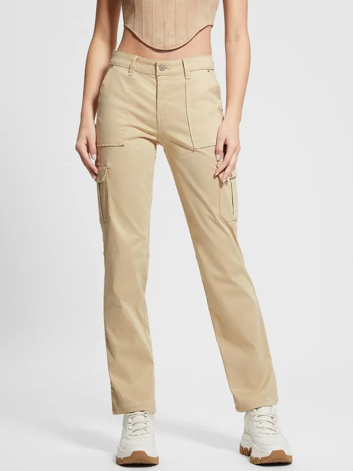 GUESS Bottoms Eco Sexy Cargo Pants Neutral 8211 Women