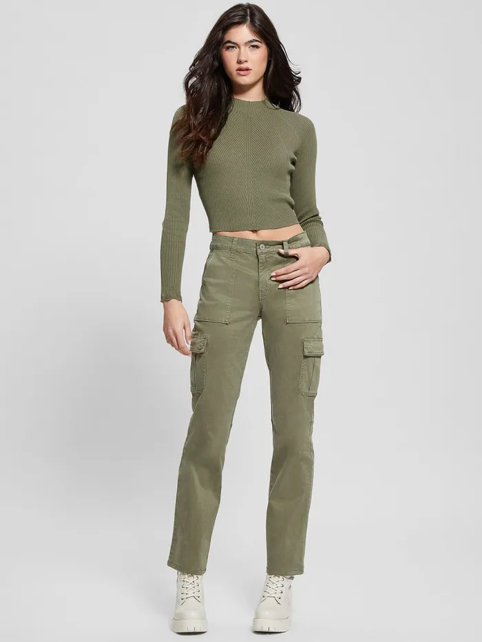 GUESS Bottoms Eco Sexy Cargo Pants Neutral 8211 Women
