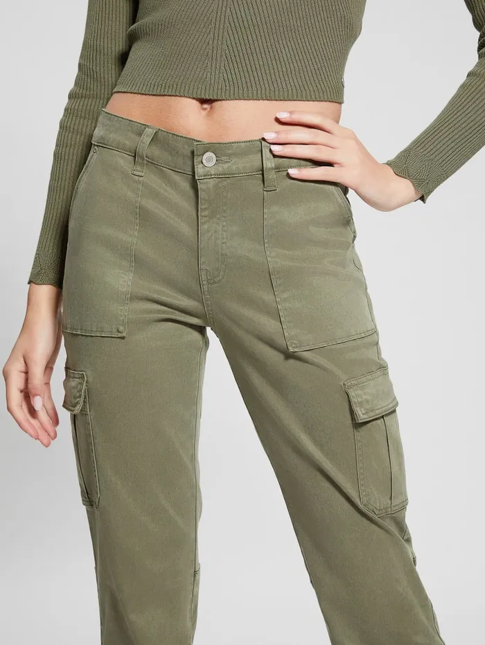 GUESS Bottoms Eco Sexy Cargo Pants Neutral 8211 Women
