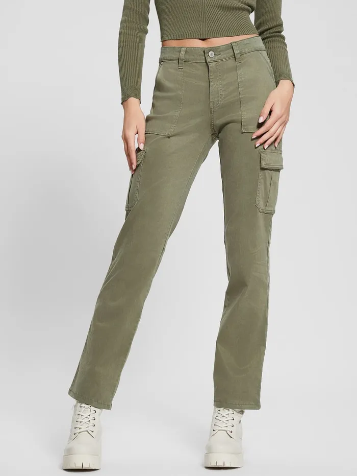 GUESS Bottoms Eco Sexy Cargo Pants Neutral 8211 Women