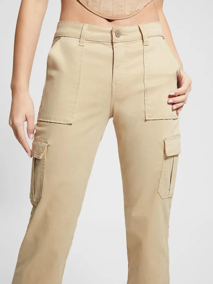 GUESS Bottoms Eco Sexy Cargo Pants Neutral 8211 Women