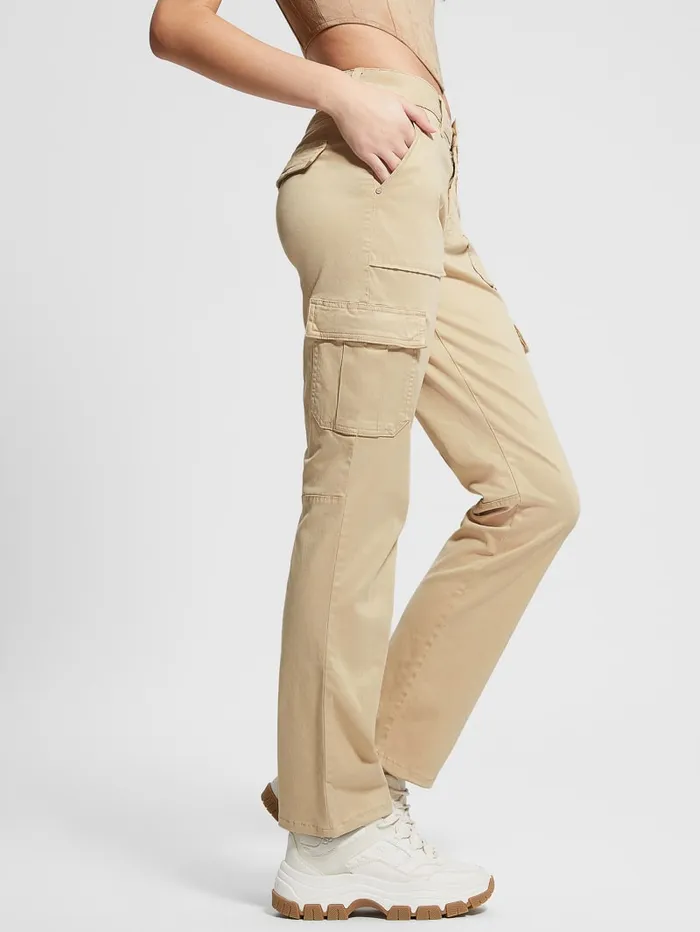 GUESS Bottoms Eco Sexy Cargo Pants Neutral 8211 Women