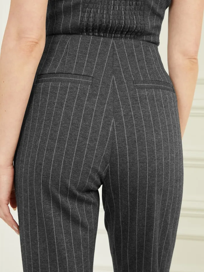GUESS Bottoms Hayden Stripe Pant Gray 8211 Women