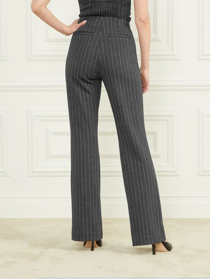 GUESS Bottoms Hayden Stripe Pant Gray 8211 Women