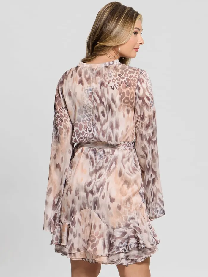 GUESS Dresses and Jumpsuits Eco Sibilla Belted Dress Pink 8211 Women