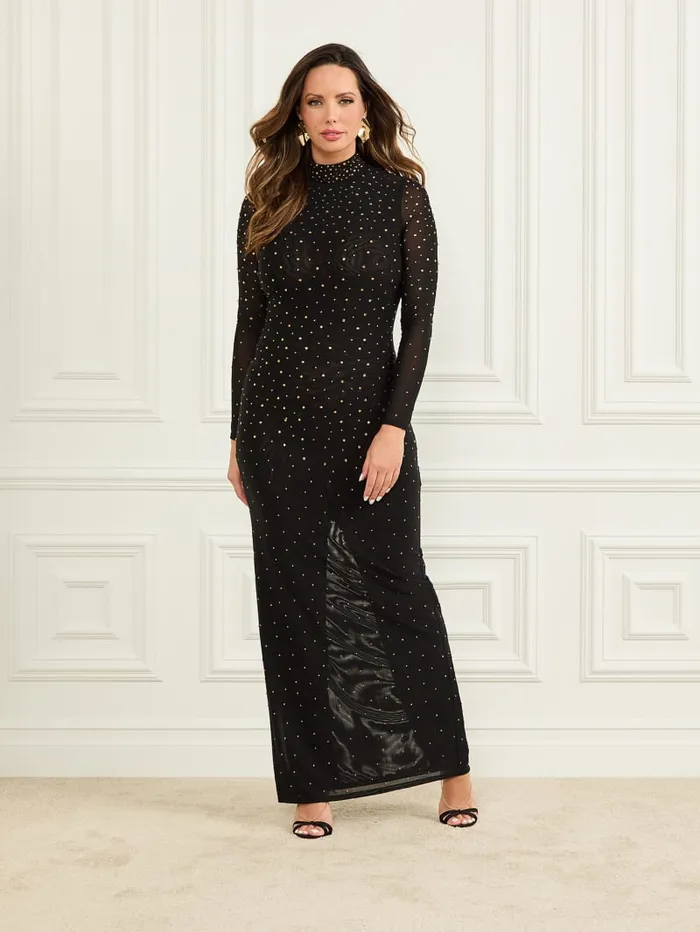 GUESS Dresses and Jumpsuits On The Dot Maxi Dress Black 8211 Women