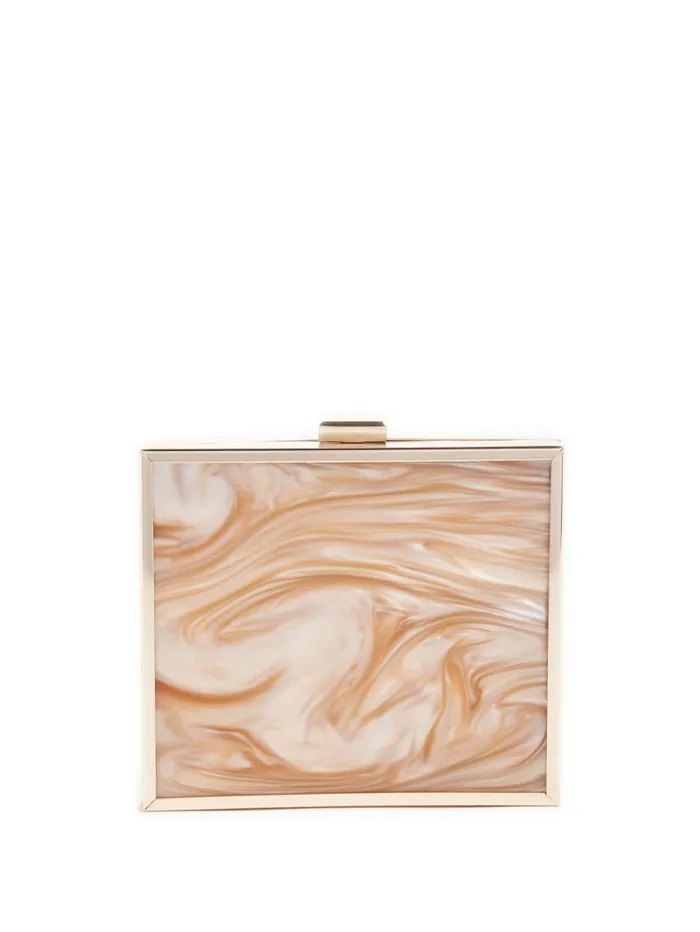 GUESS Evening Bags Sutton Box Clutch Gold 8211 Unisex